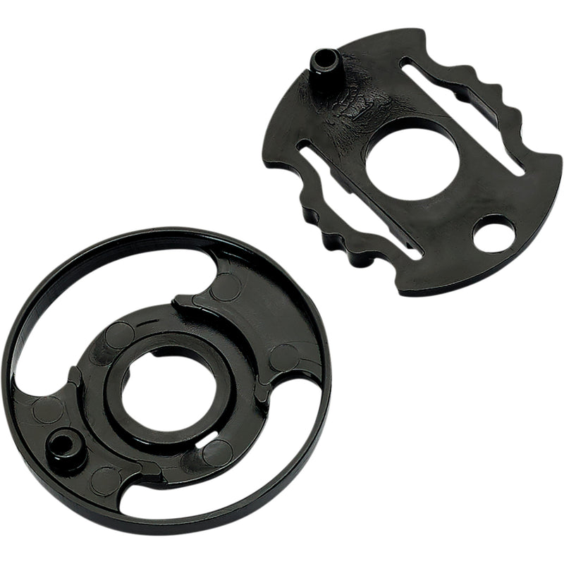 BILTWELL 0133-1282 0034-24 Gringo S/Lane Splitter Helmet Shield Baseplate Kit Set Gringo S/Lane Splitter Base Plate - Gen 2 - Black - Pair