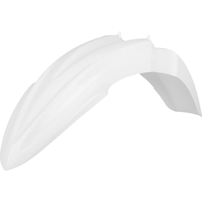 POLISPORT 1403-3741 8574100002 Front Fender Fender - Front - White - KX 85/100