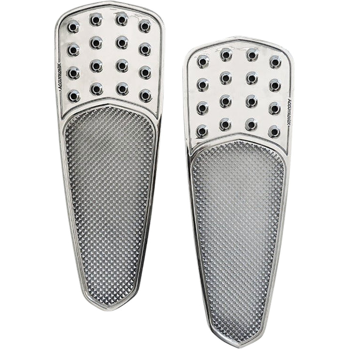 ACCUTRONIX 1621-1049 FBF01-KDTC Front Floorboards chrome knurled