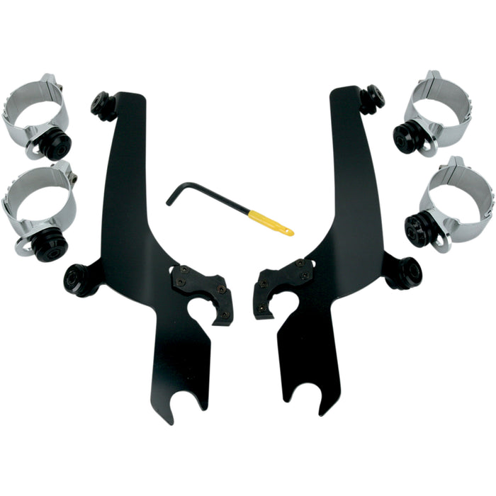 MEMPHIS SHADES 2320-0076 MEB8929 Sportshield Trigger-Lock Complete Mount Kit - Sportshield Trigger-Lock Mounting Kit - Black