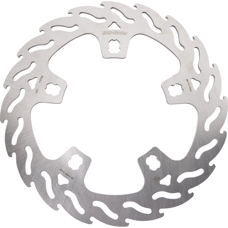 MOTO-MASTER 1711-2192 110763-PU Brake Rotors Brake Rotor - Front Right - Flame