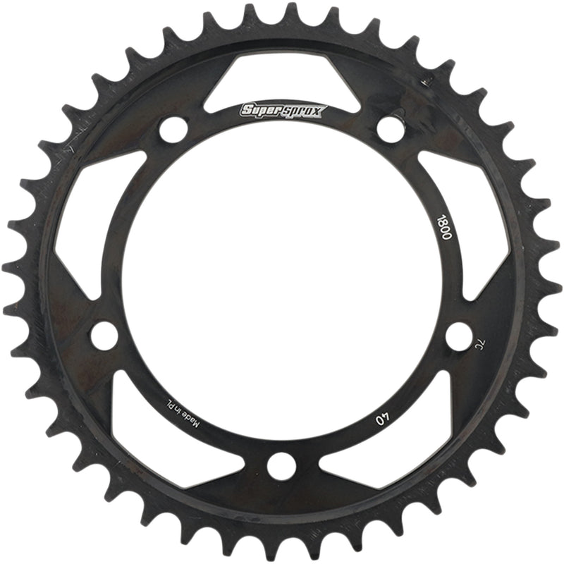 Supersprox Sprocket - RFE-1800-40-BLK Triumph 955 Sprint / Tiger 955 / Tiger 1050 2005-2012