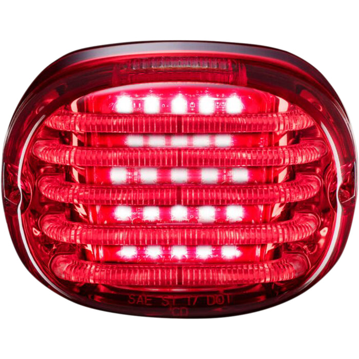 CUSTOM DYNAMICS 2010-1366 PB-TL-SBW-R ProBEAM® Squareback LED Taillight Kit - with License Plate Illumination Window - Red
