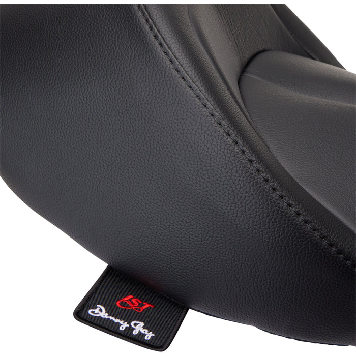 DANNY GRAY 0804-0543 FA-DGE-0274 BigIST Solo Seat — BigIST - Black Leather - XL '04-'17