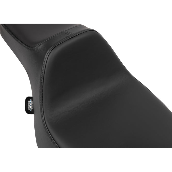 DRAG SPECIALTIES SEATS 0801-2062 Extended Reach Predator III Seat Extended Reach Predator III Set - Vinyl/Solar Leather - Smooth - FLT/FLH '23-'24