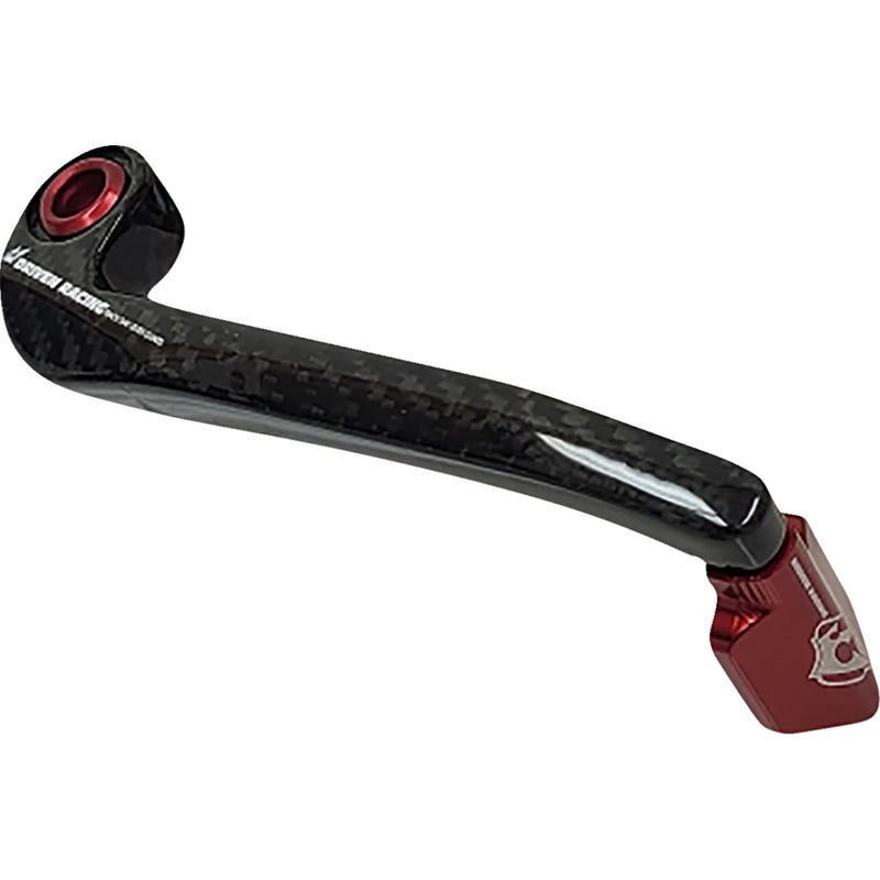 DRIVEN RACING 0615-0370 DCTDLG-1-RD Trackday Lever Guard Lever Guard - Carbon Fiber - Brake - Red