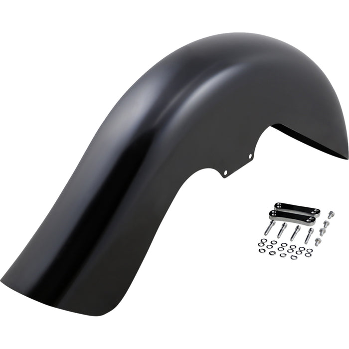 KLOCK WERKS 1401-0424 KWF-01-0245-2014 Benchmark Front Fender for Dresser - Benchmark Front Fender Kit - For Raked Frames - Steel - 26"