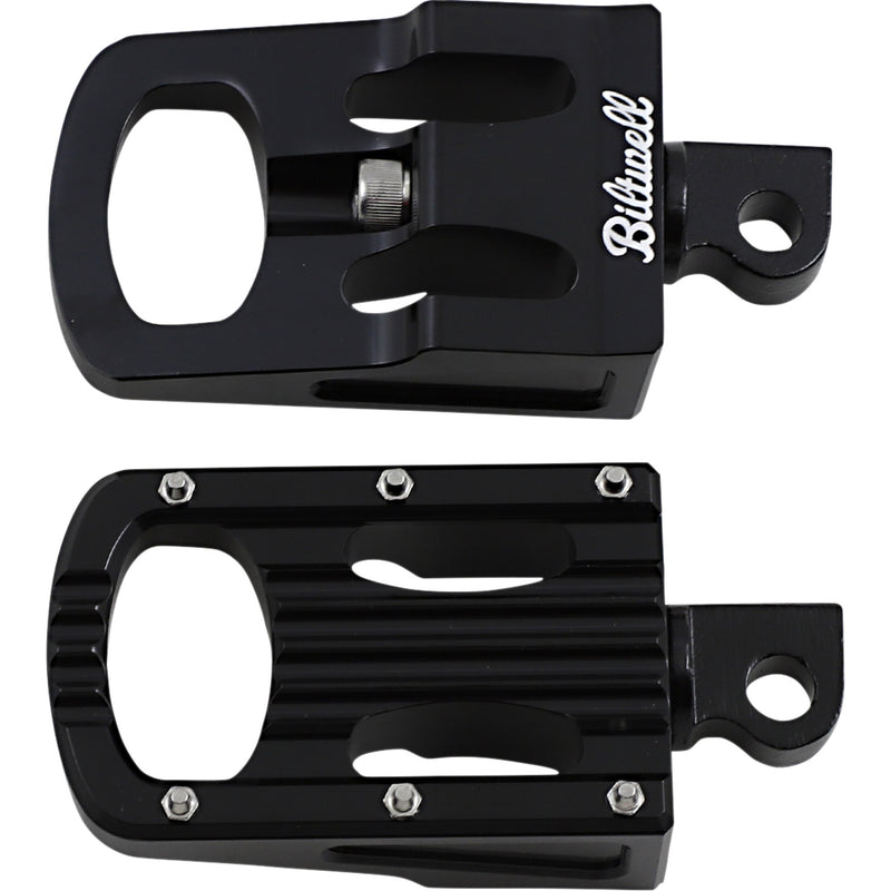 Biltwell Punisher Footpeg Classic Black - 7005-203-01 For Harley Softail 2018-2020