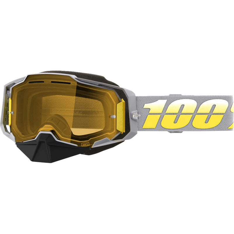 100% Armega Snow Goggle — Yellow Lens