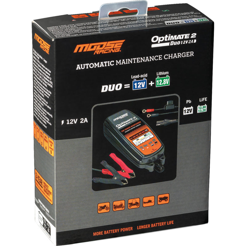MOOSE OFFROAD 3807-0707 TM-555 Optimate 2 Duo Charger/Maintainer Battery Charger/Maintainer - Optimate 2 Duo