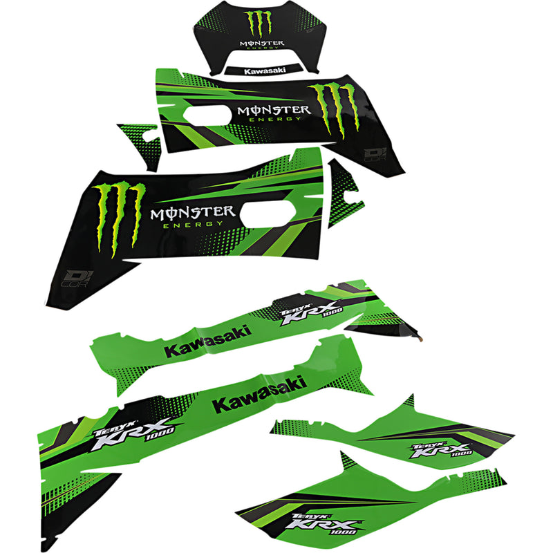 D'cor Visuals Graphic Kit - 20-20-291 Kawasaki Teryx 2020-2024