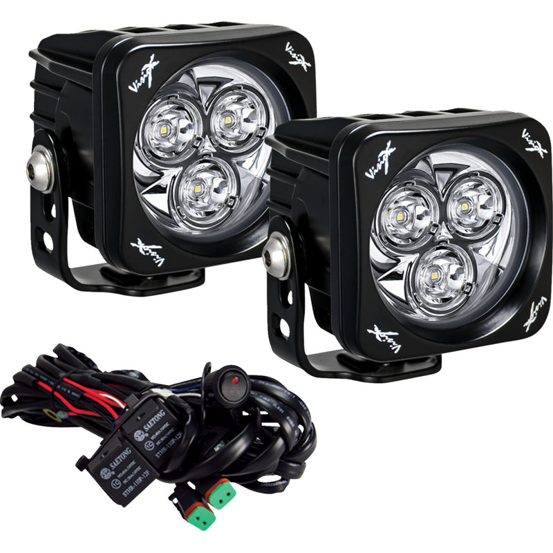 VISION X 2001-2891 9945880 Light Cannon cg2 - 3" - multi led - square - selective yellow lens