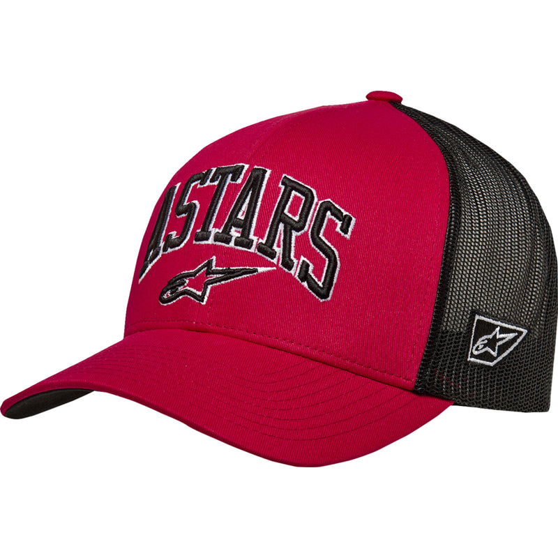 ALPINESTARS 2501-4174 1214-81717-3010-OS Dunker Trucker Hat Dunker Hat - Red/Black - One Size