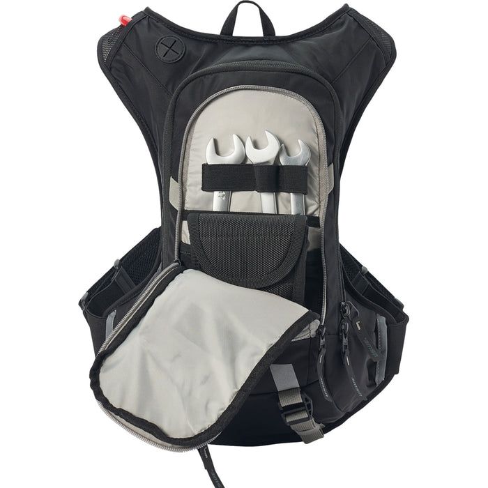 USWE 3519-0163 5208099001 Moto Hydro 8L Hydration Pack Moto Hydration Pack - 8L - Black/Gray