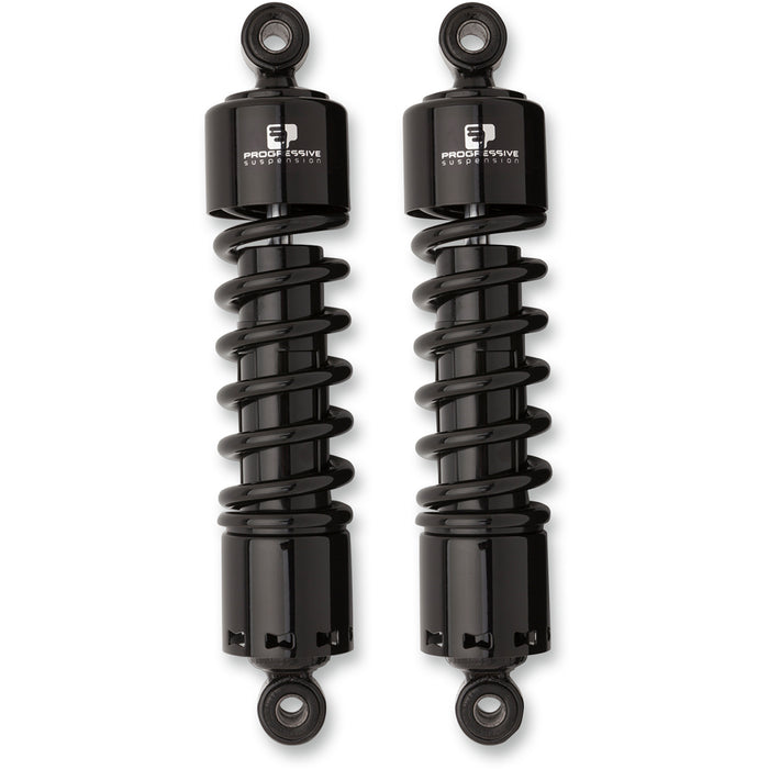 PROGRESSIVE SUSPENSION 1310-0968 412-4058B 412 Series Cruiser Shocks — Heavy Duty Shocks - 412 Cruiser Series - Black - 14.25" - Heavy Duty