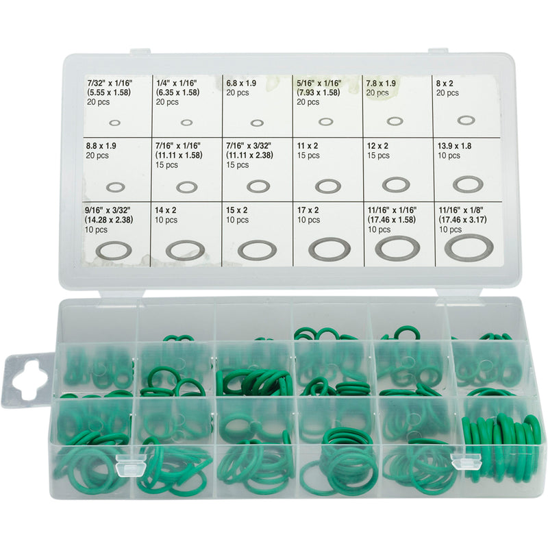 MOOSE OFFROAD 2402-0163 206-5201 Universal Metric and SAE 270-Piece O-Ring Assortment O-Ring - S.A.E./Metric - 270-Piece