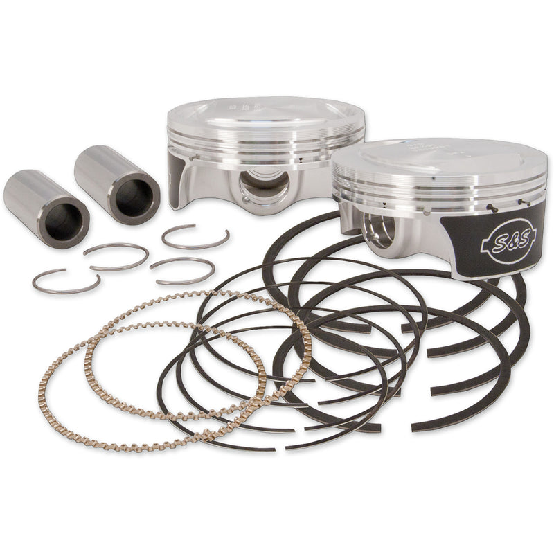 S&S Cycle Piston Kit - 106-0432 For Harley Motorcycles 1999-2016