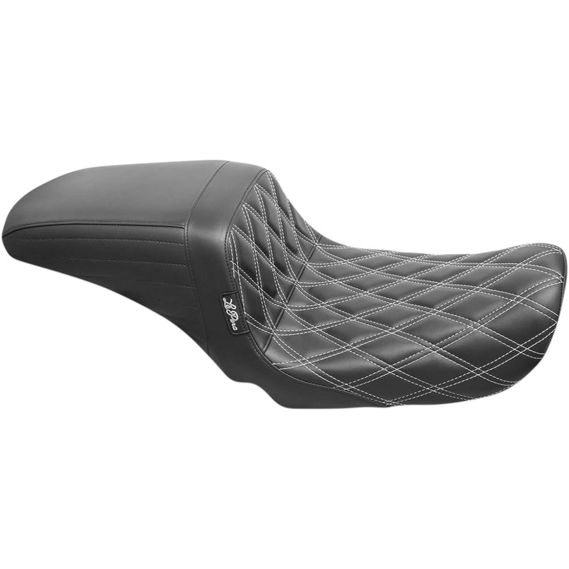 LePera Kickflip Seat - LK-591DD-WHITE For Harley Motorcycles 2006-2017