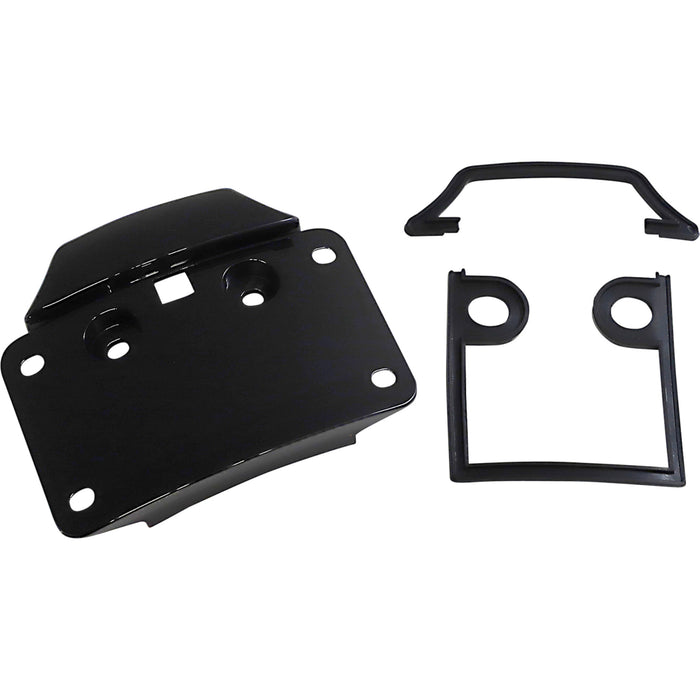 CUSTOM DYNAMICS 2030-1959 CD-CVO-MOUNT-B Radius License Plate Mount Assembly for CVO™ - Black