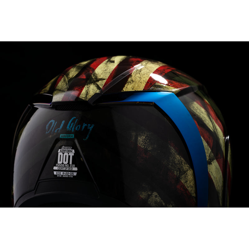 ICON 0101-14785 Airform™ Old Glory Helmet Airform™ Helmet - Old Glory - Large