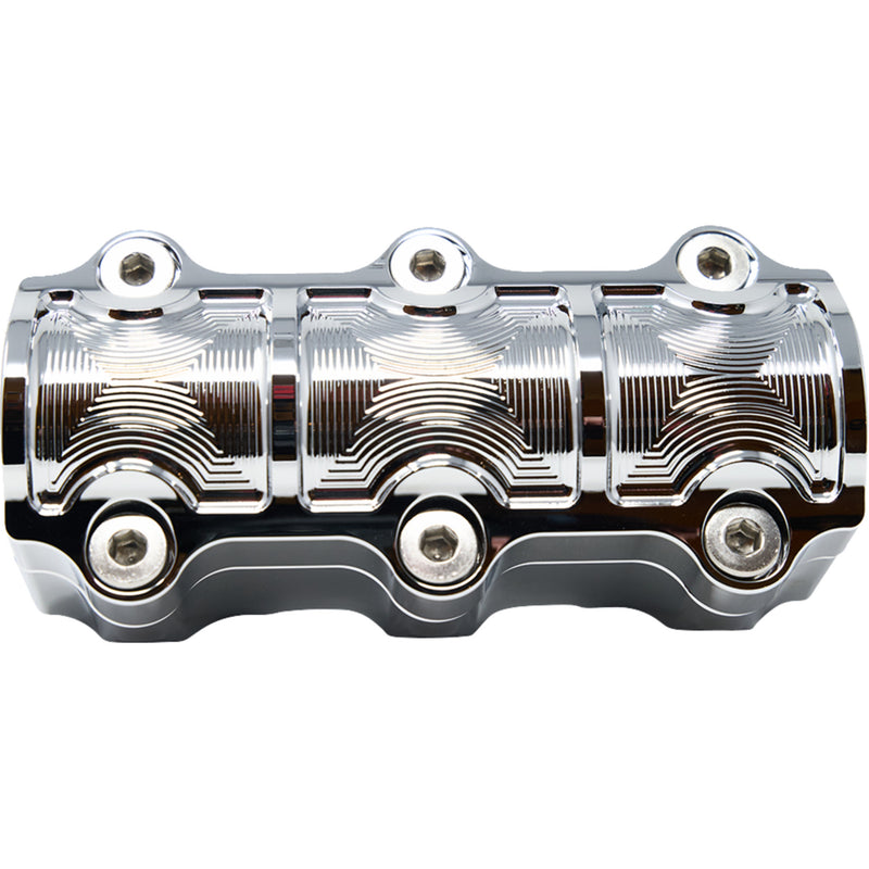 KODLIN USA 0602-1481 K55119 Big Block Risers - Includes Clamp - Chrome