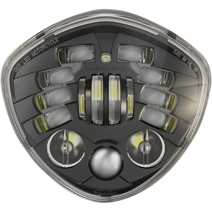 J.W. SPEAKER 2001-1785 0555151 Adaptive 2 Headlight for Victory with Diamond Headlights Adaptive 2 LED Headlight - 7" Victory - Black