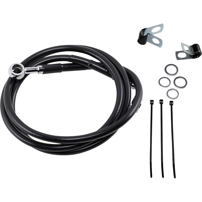 Drag Specialties Brake Line For Harley Softail Standard / Softail Custom / Dyna Wide Glide 1984-2005