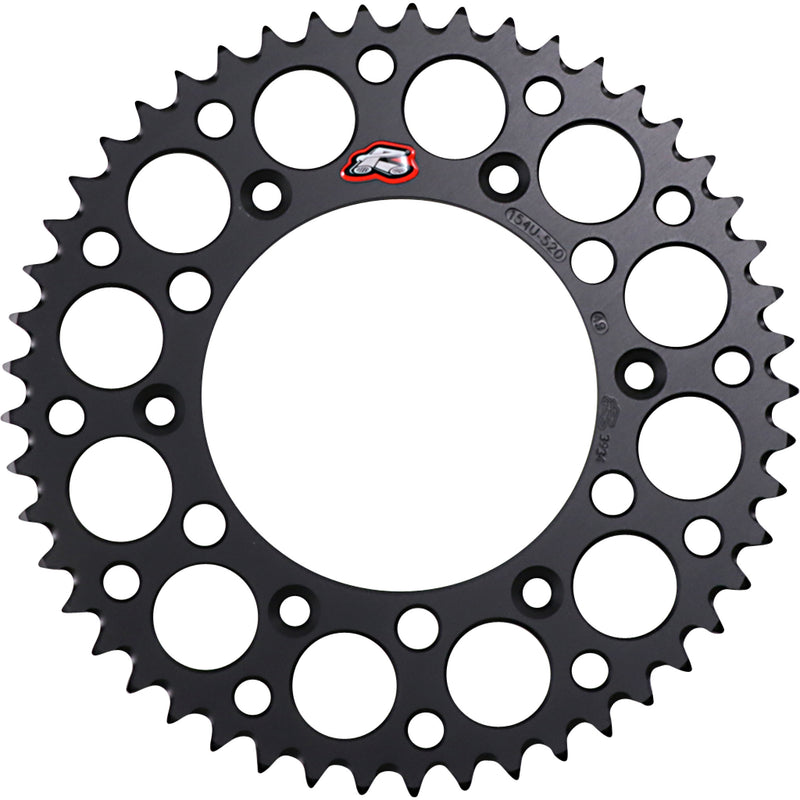 RENTHAL 1211-0031 154U-520-49GRBK Rear Sprocket Sprocket - Honda - Black - 49 Tooth