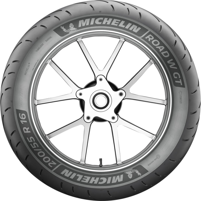 MICHELIN 0302-1820 71317 Road W GT Tire Tire - Road W GT - Rear - 200/55R16 - 77H