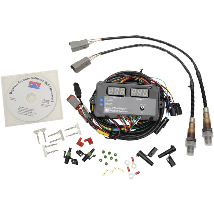 DAYTONA TWIN TEC LLC 1022-0110 112005 Wego III Wide-Band AFR (Air/Fuel Ratio) Monitoring System WEGO III™ AFR System Sensor Kit