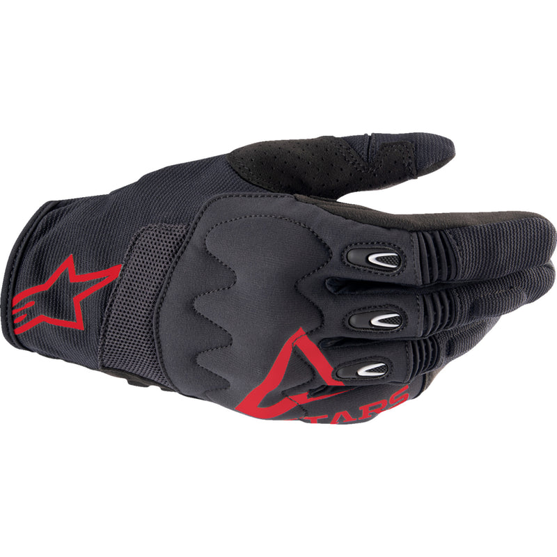 ALPINESTARS Techdura Gloves Fire - Red/Black