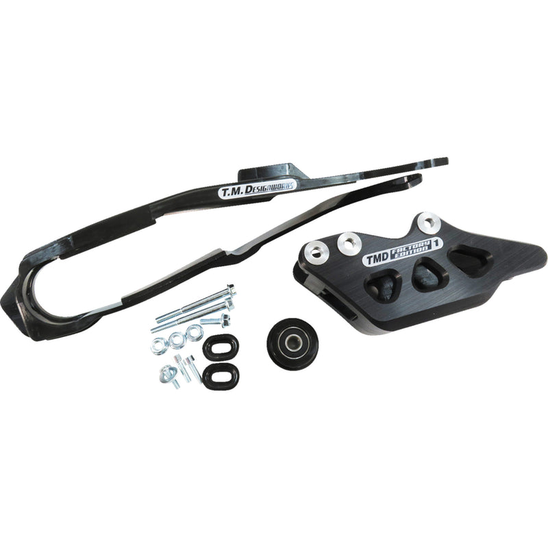 T.M. DESIGNWORKS 1231-1545 DCK-OR16-BK Chain Guide and Slider Kit Chain Guide/Slider - Black - Honda