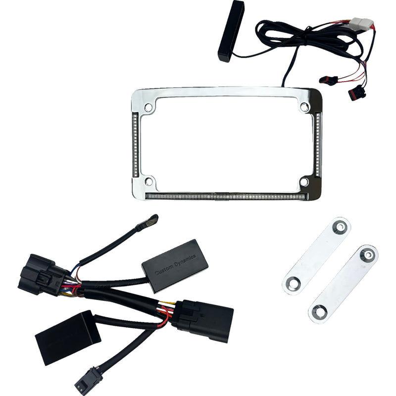 Custom Dynamics License Plate Holder - TF05-23-C For Harley Touring 2023-2026