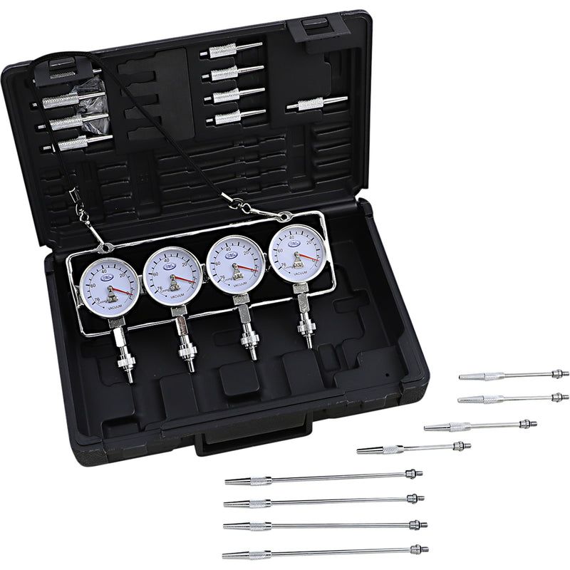K&L SUPPLY 3804-0026 35-3019 Deluxe Vacuum Gauge Set Vacuum Gauge Set - Fuel Pressure - Deluxe