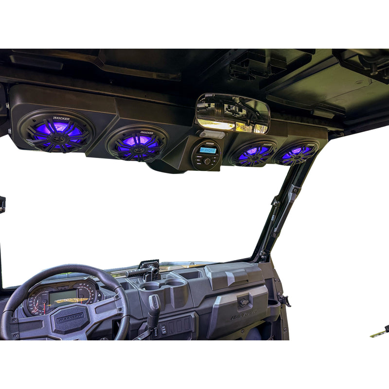 Hoppe Industries Speaker And Amplifier Kit - HPEL-1001 Polaris Ranger 2017-2025