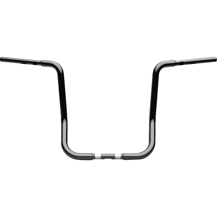 LA CHOPPERS 0601-6598 LA-7347-16B Twin Round Handlebar - 1-1/4" x 16" - Black