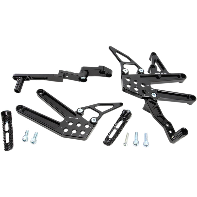 Driven Racing TT Rearset - DRP-731-BK Suzuki 1000 2017-2025