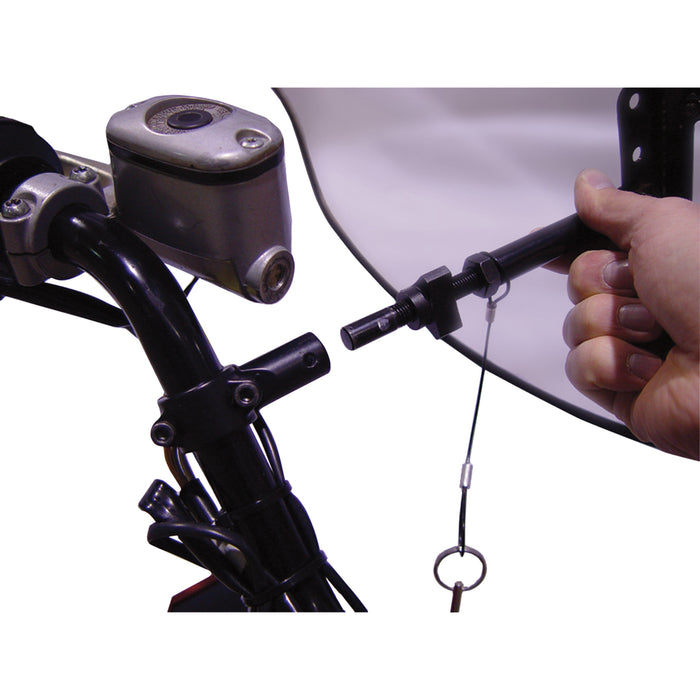 POWERMADD 2317-0123 24570 ProTEK Windshield Windshield - Standard Mount - Cut Out