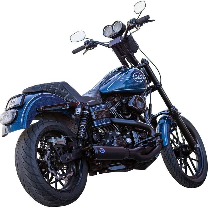 S&S Cycle Qualifier 2-Into-1 Exhaust System - 550-1098 For Harley Dyna 2006-2007
