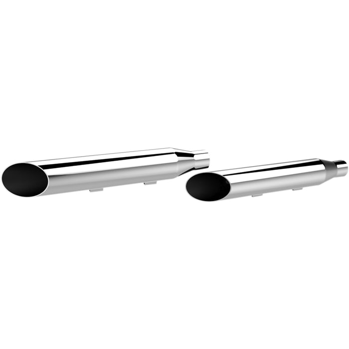 KHROME WERKS 1801-0693 202395 3" HP-Plus® Slip-On Mufflers - Slash-Cut - Chrome - XL