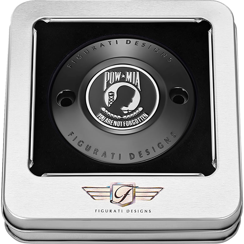 Figurati Designs Cover - FD50-TC-2H-BLK For Harley Motorcycles 2017-2022