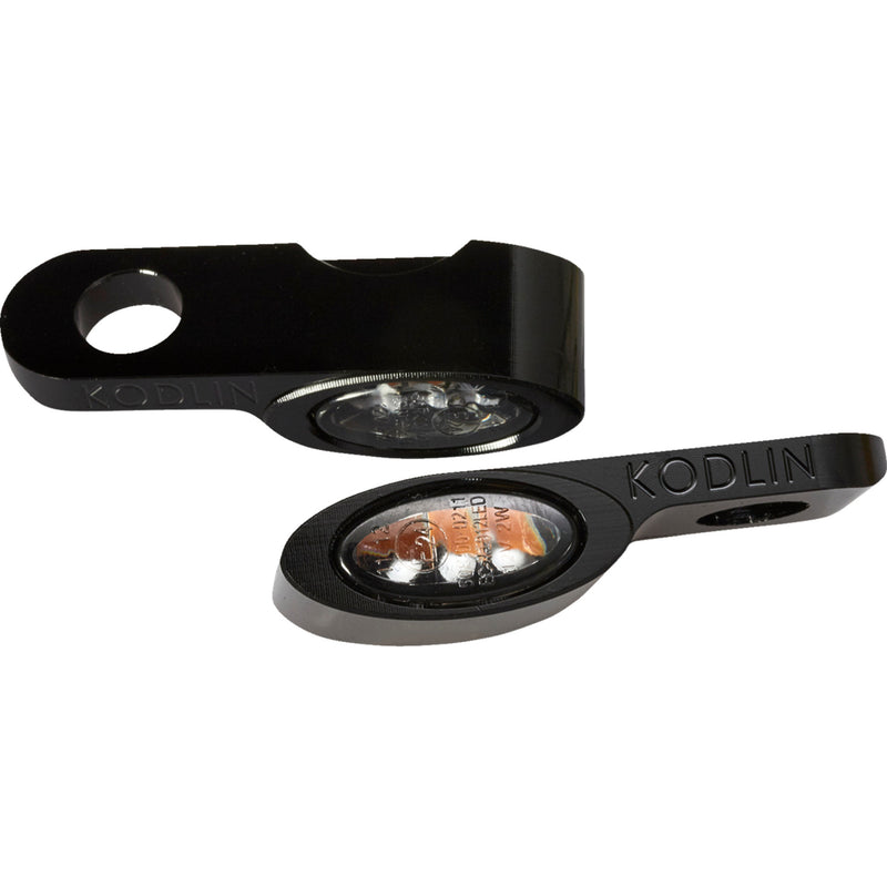 KODLIN USA 2040-2918 K68510 Elypse LED 2-1 Turn Signals - Turn Signal w/ Running Light - Universal - Black