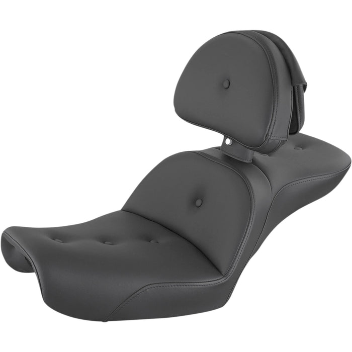 SADDLEMEN 0803-0683 896-04-030RS Explorer RoadSofa™ Seat - with Backrest - FXD '96-'03