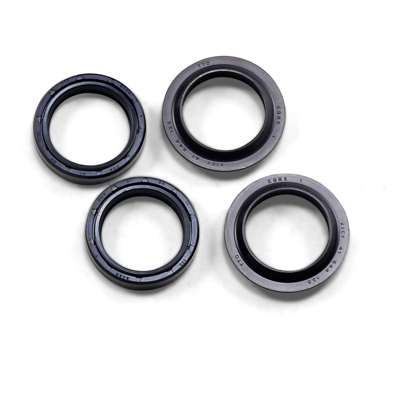 Drag Specialties Fork Seal Dust Wiper Kit 41 Mm X 54 Mm X 11 Mm 41 Mm X 54.4 Mm X 12 Mm - 0407-0343 For Harley Motorcycles 1995-2017