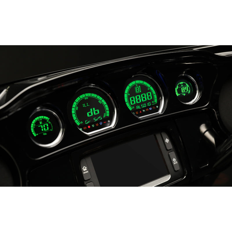 Koso North America HD-03 Gauge Kit - BA064902 For Harley Touring 2014-2023