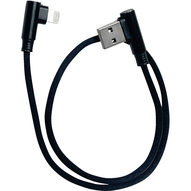 RIDEPOWER 3807-0638 RP90DEGUSBLHT18 90° USB to 90° Lightning Cable charger - single-end - 18"