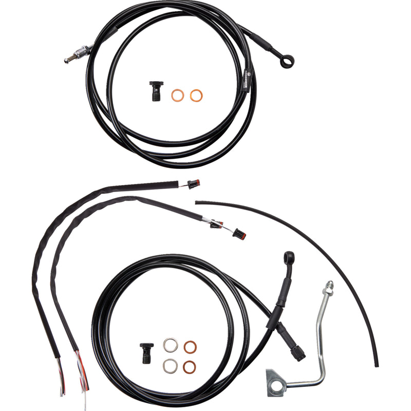 Burly Brand Complete Cable Kit - B30-1234 For Harley Touring 2017-2020