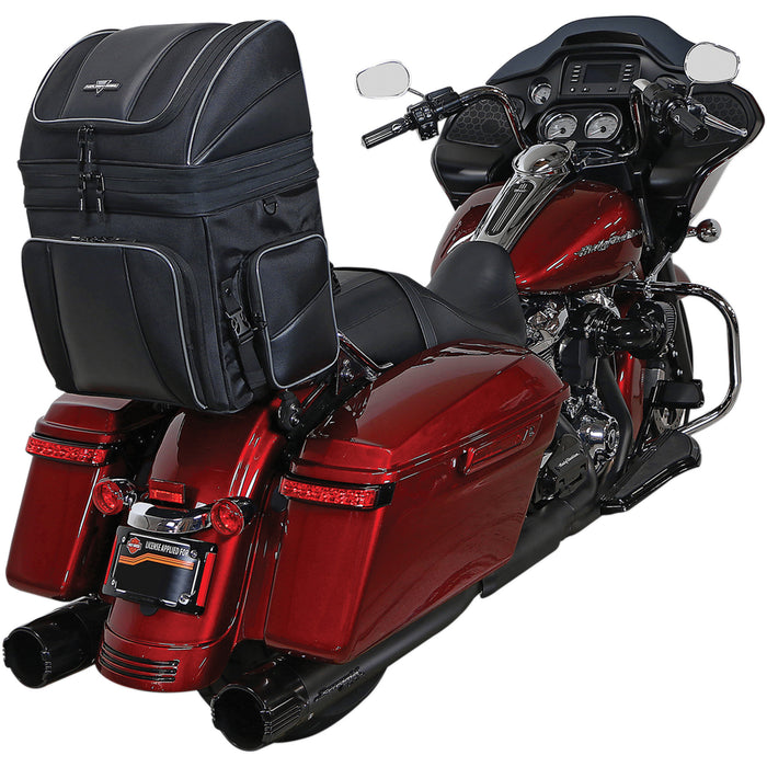 NELSON RIGG 3515-0193 NR-230 Route 1 Destination/Getaway Backrest Bag Destination Backrest Rack Bag - Black