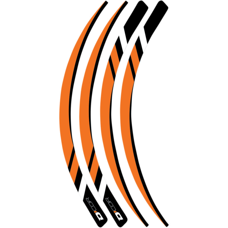 D'COR VISUALS 4320-2351 40-80-218 Rim Decal orange