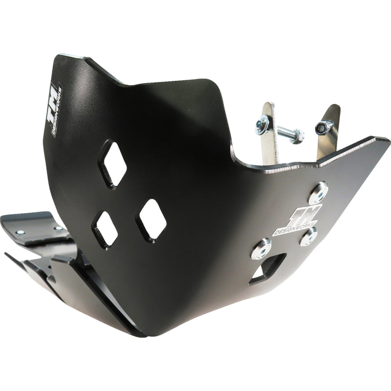 T.m. Designworks With Linkage Skid Plate - KHLG-362-BK For Gas Gas Dirt Bikes 2023-2025 | KTM 250 Factory Edition / SX-F 250 / XC-F 350 2022-2025